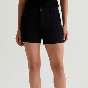 NEW AG JEANS caden tailored trouser shorts in sulfur black Size 29 NWT